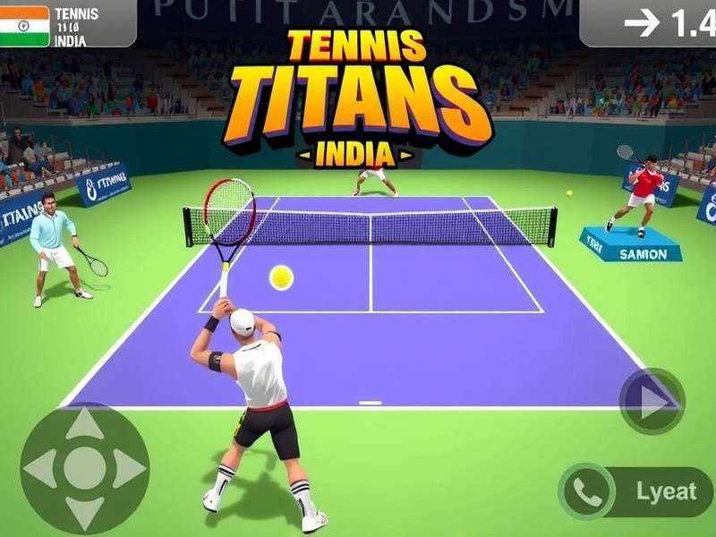 Tennis Titans India Gameplay